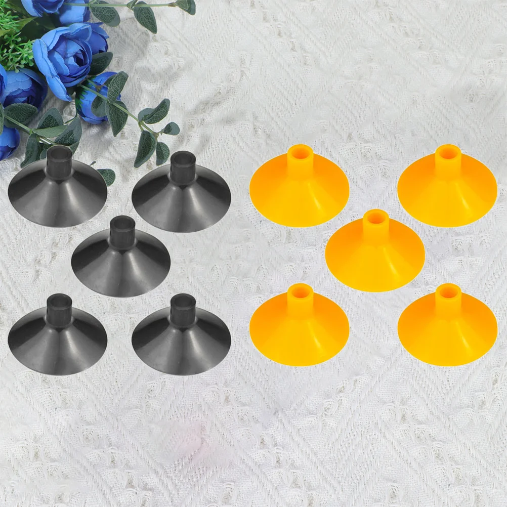 

10pcs Kids Bow Suction Cup Arrows Archery Hunting Suction Cup Arrows Replacement Suction Cup Arrows (Black +Yellow)