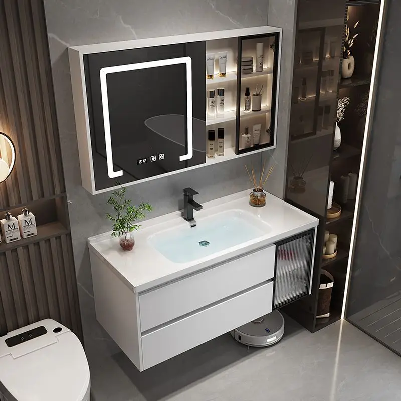 Полка для хранения колонна шкаф ванной комнаты напольные раковины шкафчик