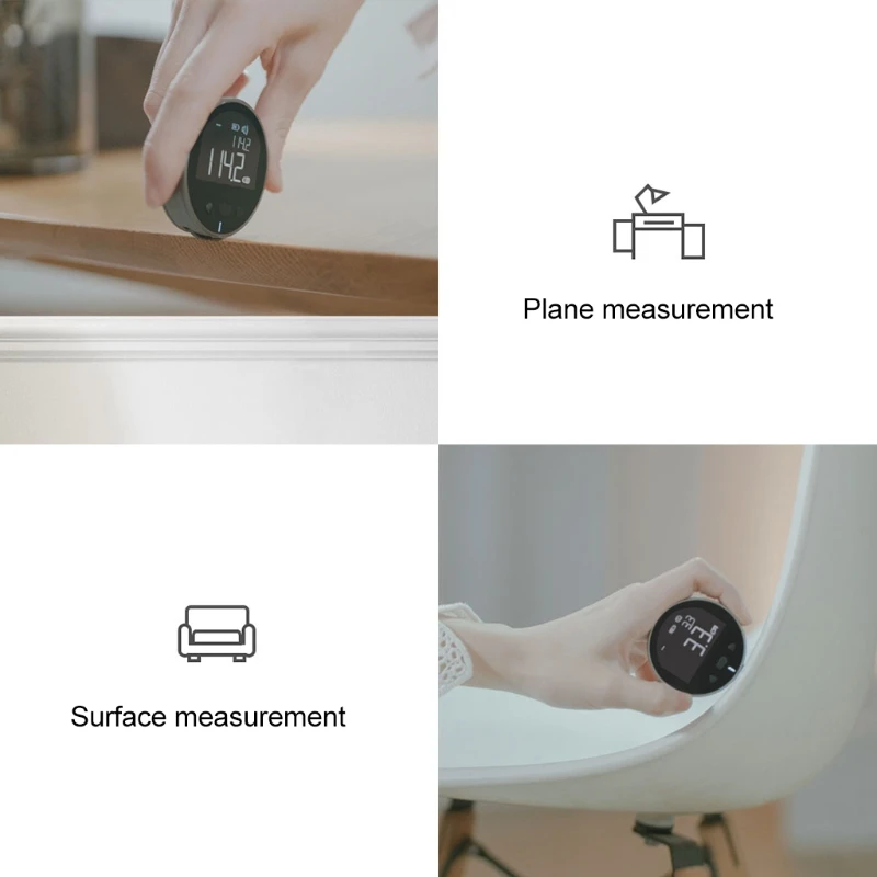 Ручная электронная линейка лента с ЖК-экраном длительный режим ожидания