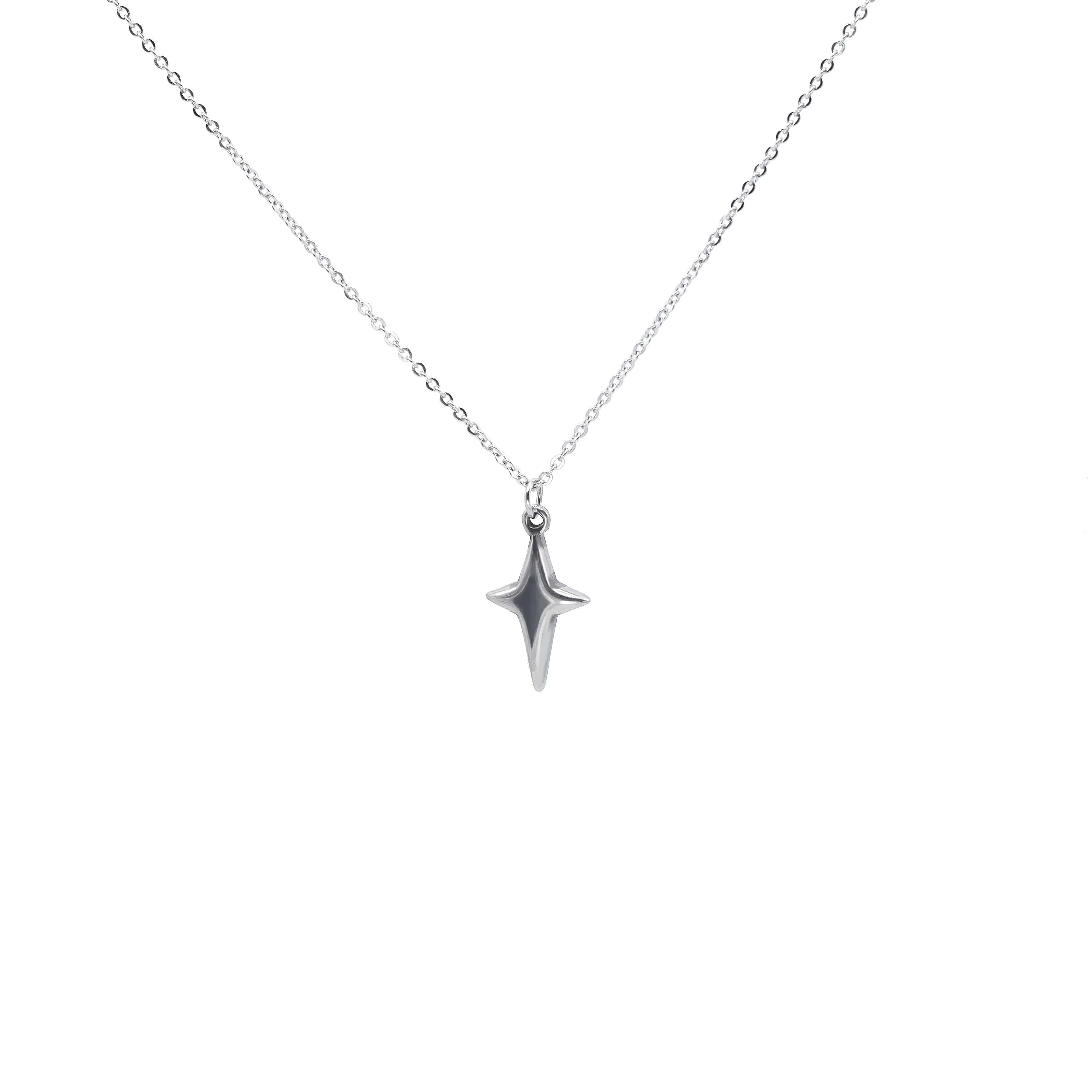 Мужские ожерелья с крестом Vnox многослойная простая подвеска из нержавеющей