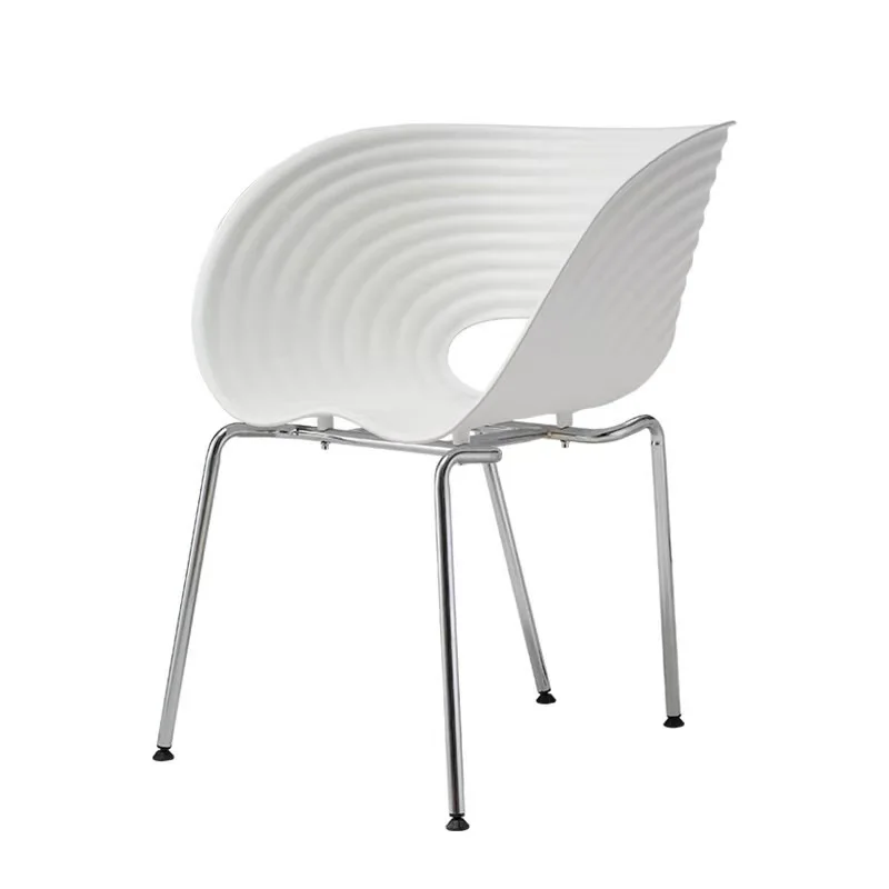 

Креативный стул в виде ракушки для северной Германии, винтажные простые пластиковые стулья для письменного стола, стул для отдыха на балконе и ресторане