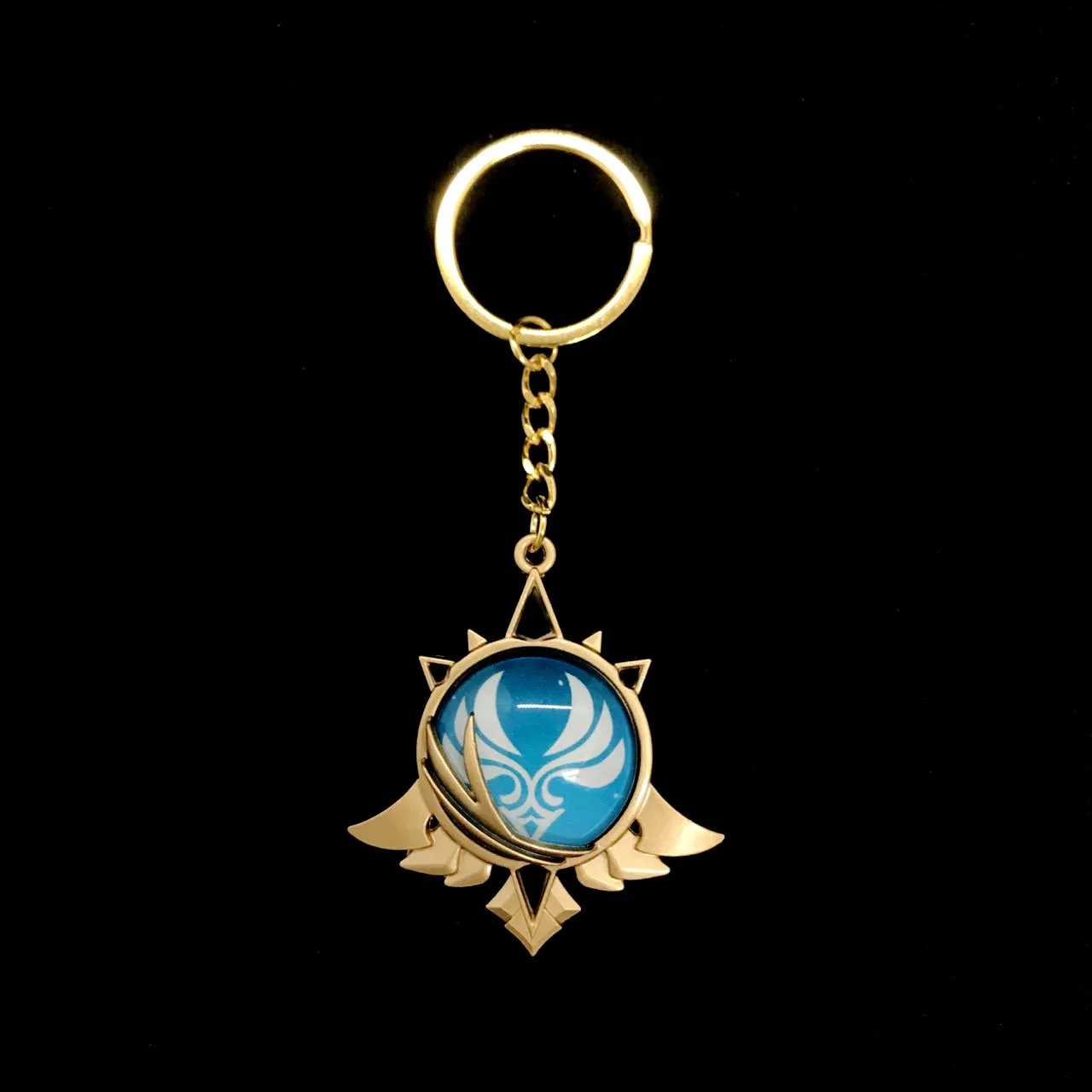 Аниме Genshin ударопрочный брелок зрение элемент Божья глаза для мужчин