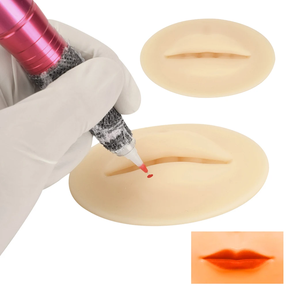 

Утолщенные 3D Губы тренировочная силиконовая кожа для перманентного макияжа искусственные губы аксессуары для начинающих