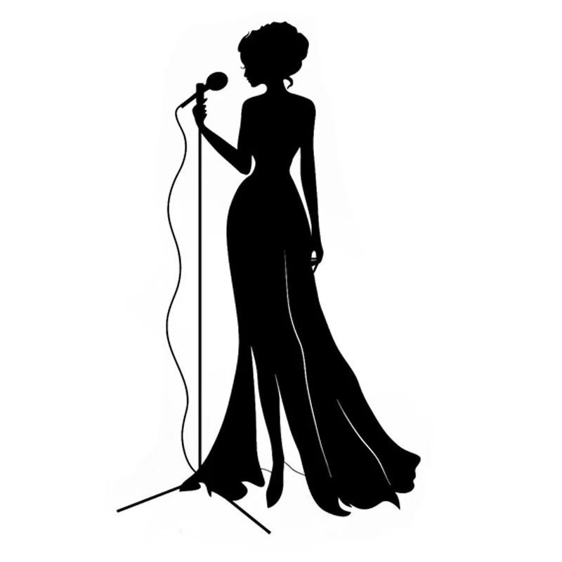 Певица картинка рисунок