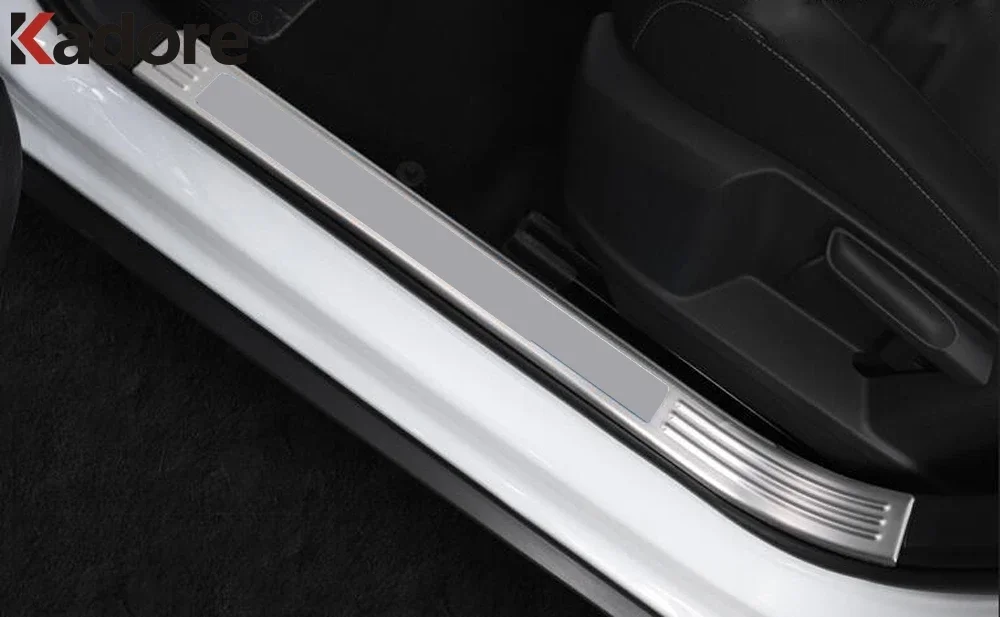 Накладка на порог двери для Volkswagen VW T-ROC TROC 2017-2021 2022 стальная защитная накладка