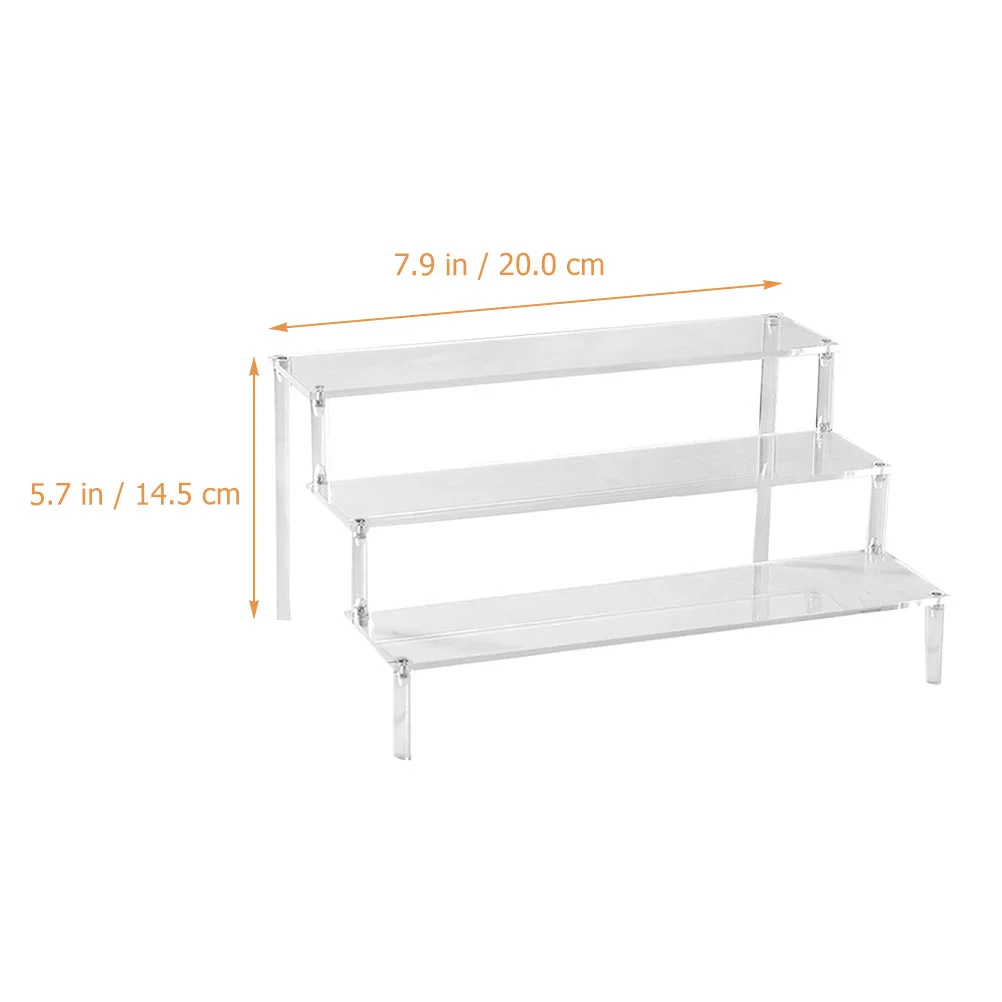 Display Acrylic Stand Holder Model Rack Shelf Jewelry Tier Organizerstorage Action Ladder Figure Lipstickfigurinesrisers Shoe
