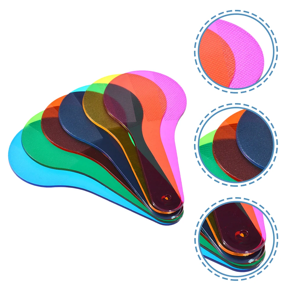 

Color Paddles Learning Toy Filter Fun Educational Preschool Experiments Kids Instrument Teaching Light Colored Lighting