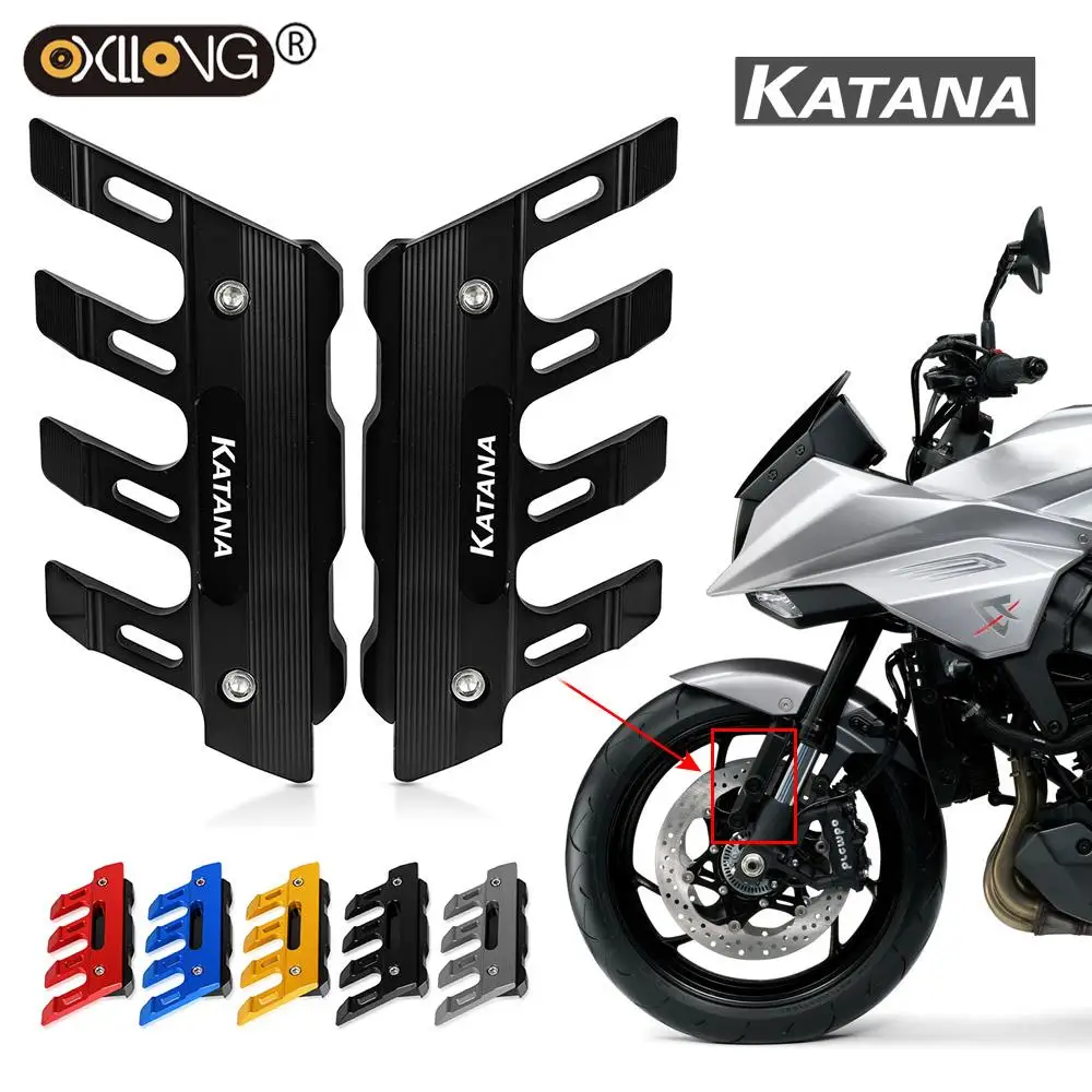 

For Suzuki KATANA GSX600F GSX750F kanata Motorcycle CNC Accessories Mudguard Side Protection Block Front Fender Anti-Fall Slider