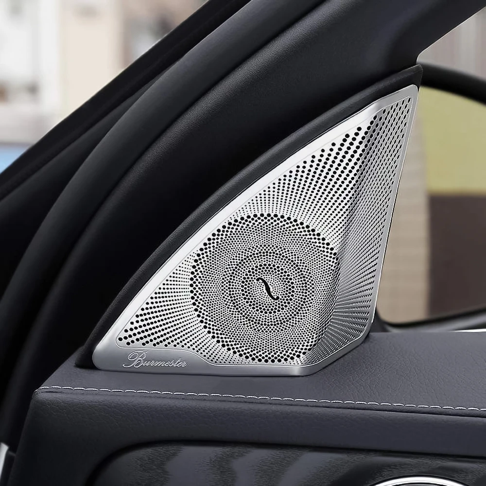 Набор Из 4 Чехлов Для Автомобильных Динамиков С Матовой Отделкой Amg Mercedes-benz W212 W213 E