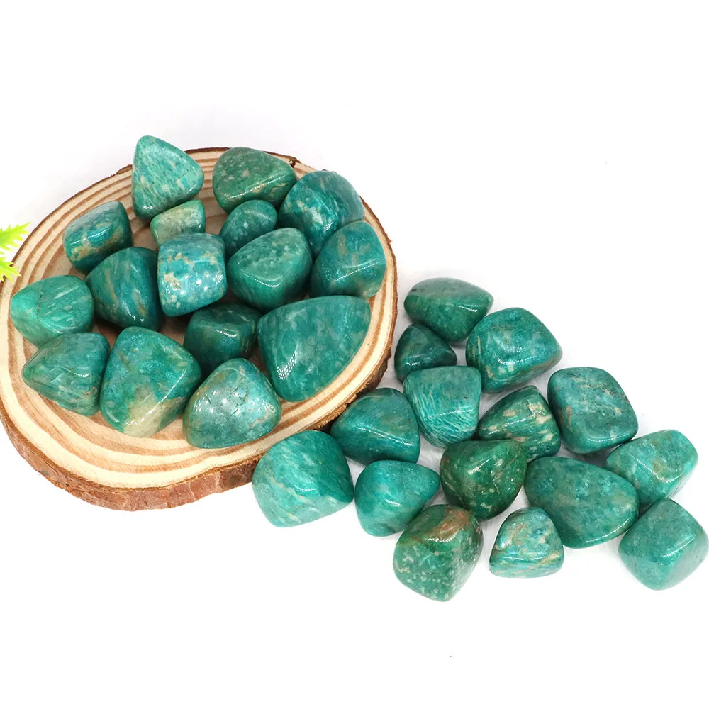 

Natural Green Amazonite Polished Tumbled Gravel Stone Gemstone Mineral Chakra Healing Reiki Meditation Specimen Aquarium Decor