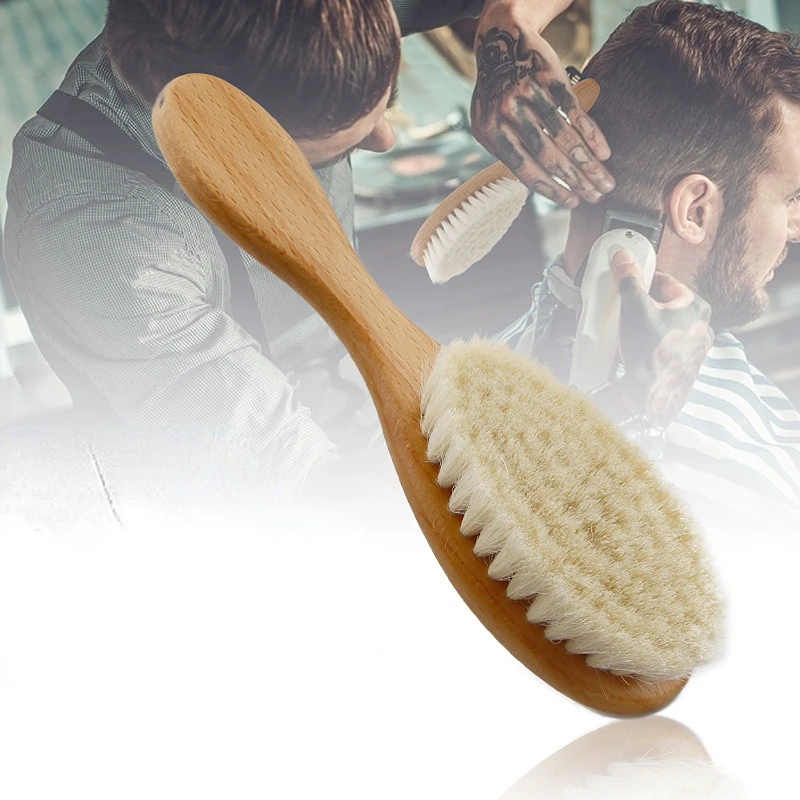 

Men Boar Bristle Hair Brush - Natural Wooden Wave Brush for Male, Styling Beard Hairbrush for Short,Long,Thick,Curly,Wavy Hair