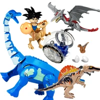 jurassic dinosaur dragon ball building blocks tyrannosaurus rex action figures world park bricks toys gift compatible brands