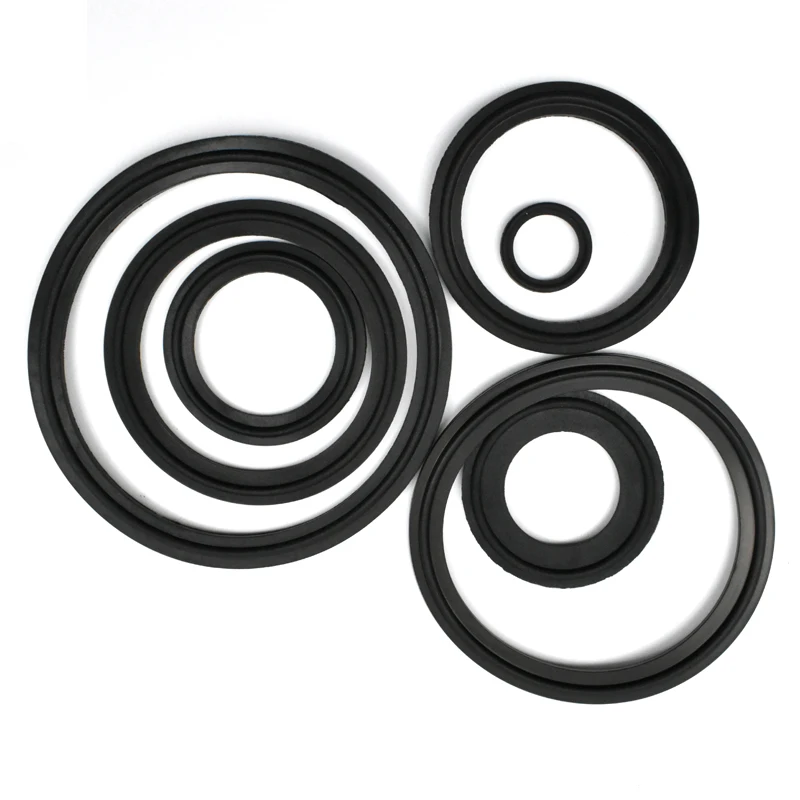 

2pcs Sanitary Three Hoop Gasket EPDM Sealing Strip Sasket Ring