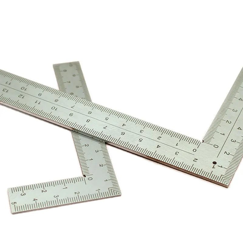

For Gauges Ruler Framing Measuring Layout Right Carpenter Precision Angle Building Steel Square Tool Stainless Tools Ruler