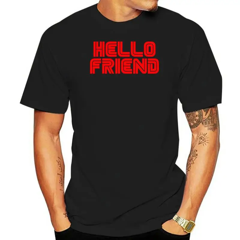 

Camiseta с изображением Maxpa для мужчин, camisa de hello friend, mr robot, para primavera и отоние, единственная, с круглым вырезом