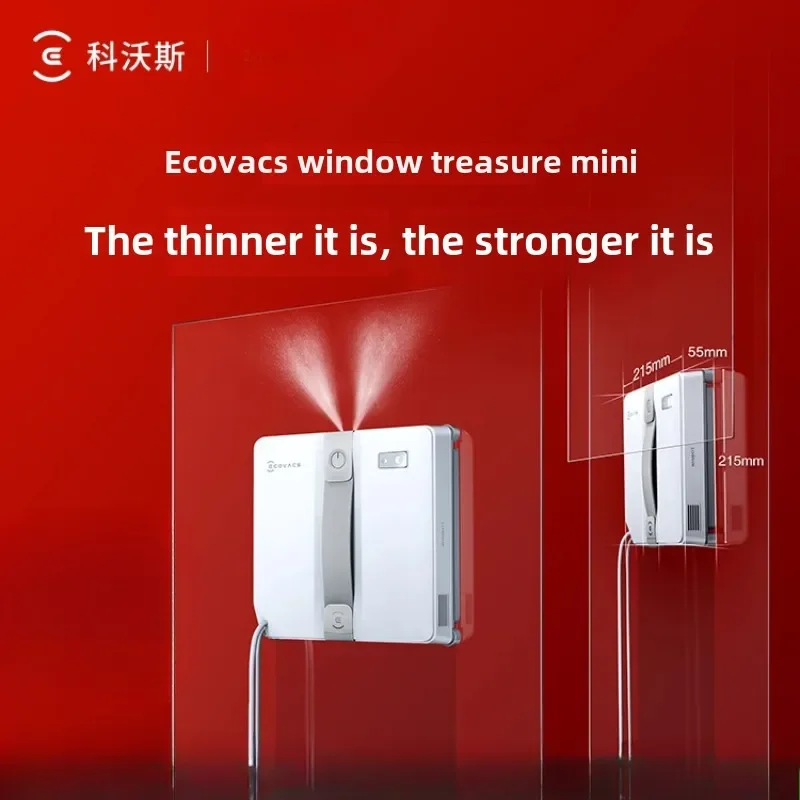 7500Pa Ecovacs робот для мытья окон с распылителем воды MINI оконное сокровище