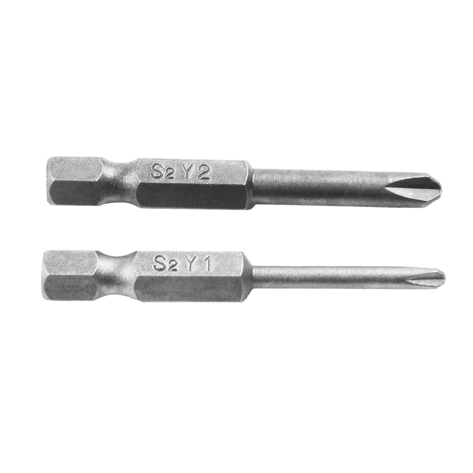 

6pcs 50mm Y Shaped Screwdriver Bits 1/4” Hex Shank Y Tip Head Screwdriver Bits Set Y1 Y2 Screwdriver Bits For Y Type Screws Bit