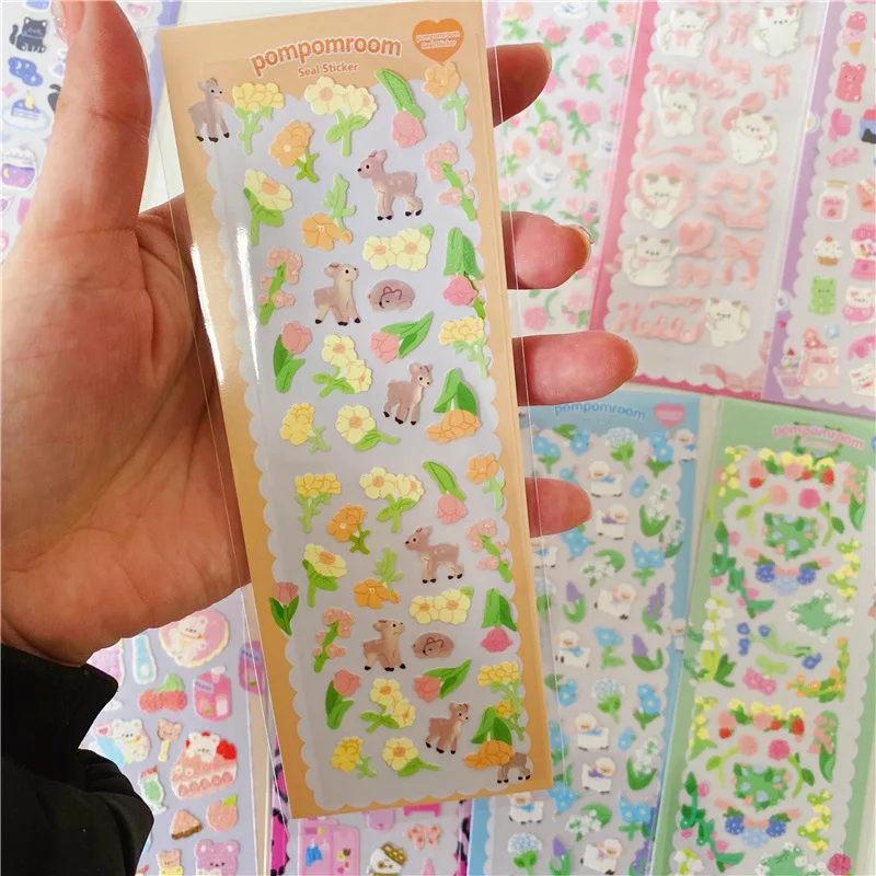 SKYSONIC Новое поступление 12 шт. полный набор декоративные наклейки Kawaii Kpop Idol Card