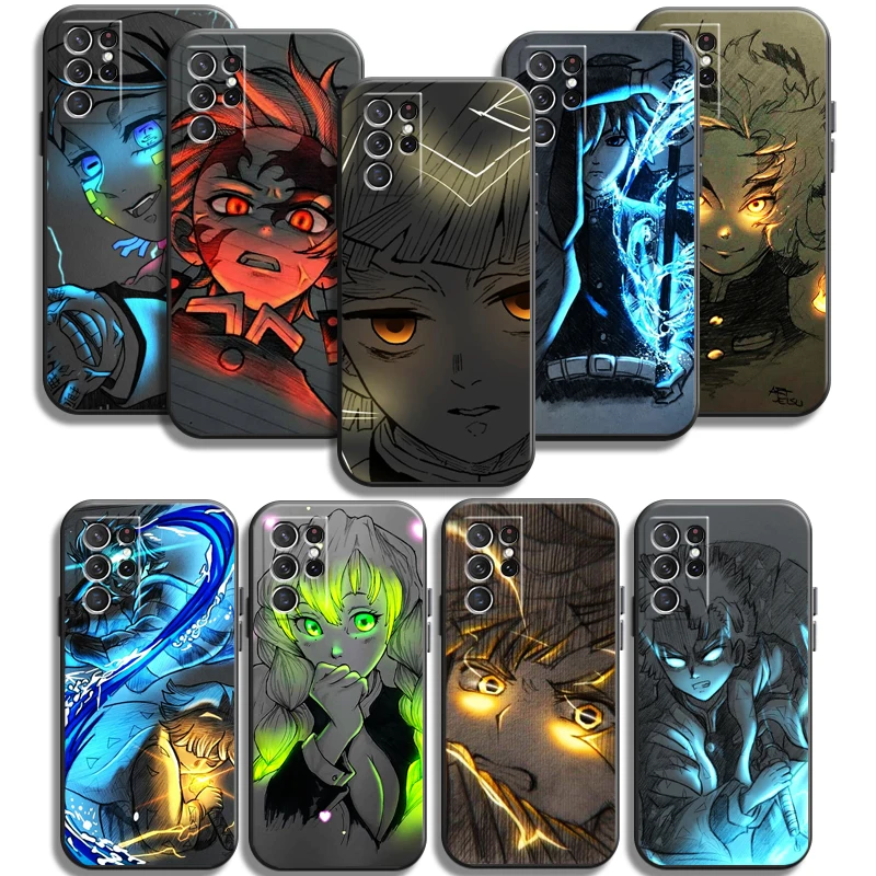 

Demon Slayer Anime Phone Cases For Samsung Galaxy A31 A32 4G A32 5G A42 5G A20 A21 A22 4G 5G Back Cover Coque Soft TPU Funda
