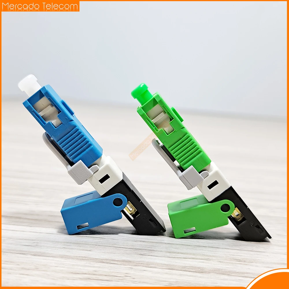 Free Shipping 50/200PCS ESC250D FTTH SC UPC Optical fibe quick connector SC FTTH Fiber Optic Fast Connector Embedded ESC250P