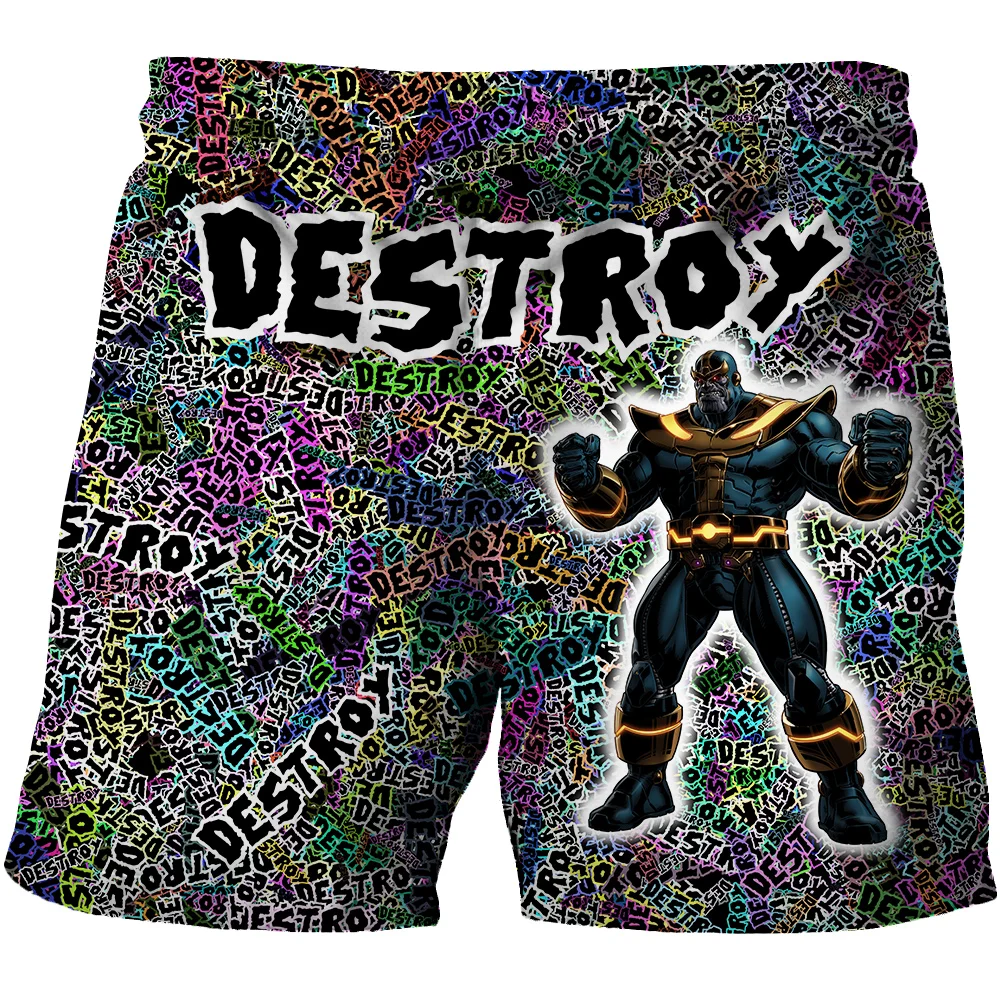 

Marvel Superhero Captain America Hulk Spiderman Shorts Kids Boys Girls Casual Shorts Fit to Go Beach's Shorts Children's Pants