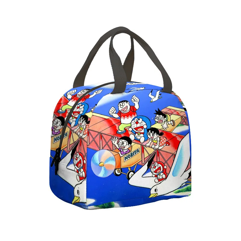 

Anime Doraemon Elementary School Insulated Lunch Box Handbag Tinkerbell Doraemon Children's Lunch Bag Ice Bag Children's Gifts