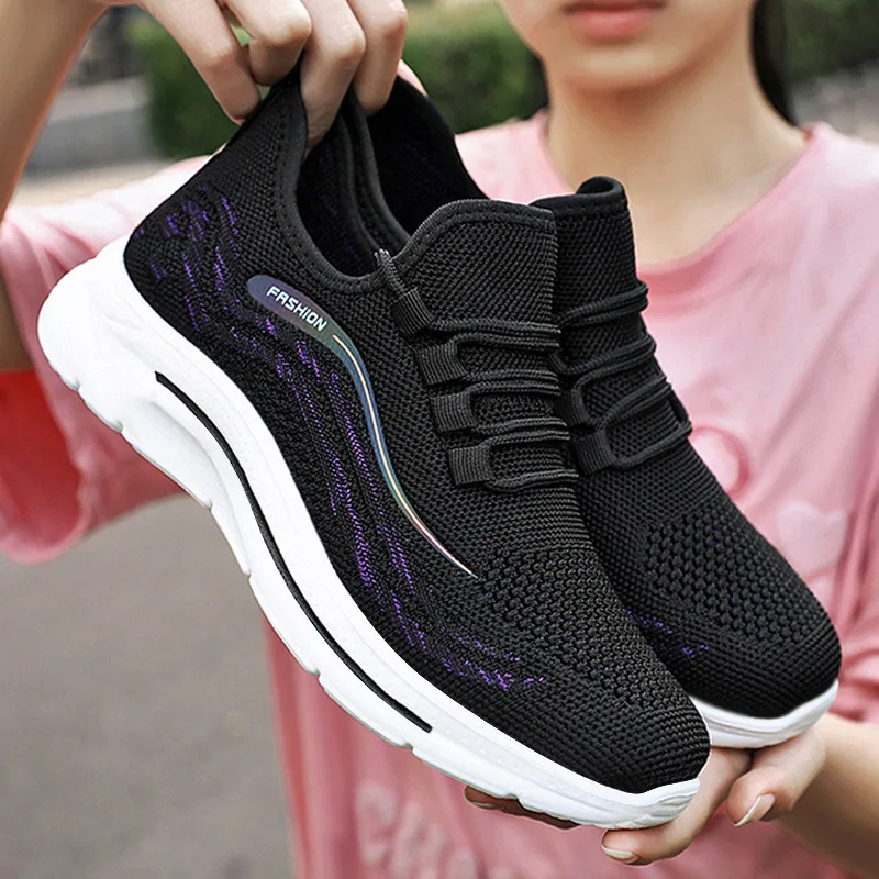 

Shoes Women's 2022 New Trend Soft Sole Air Cushion Shoes Casual Sports Shoes Platform Sneaker Women's Vulcanized Shoes