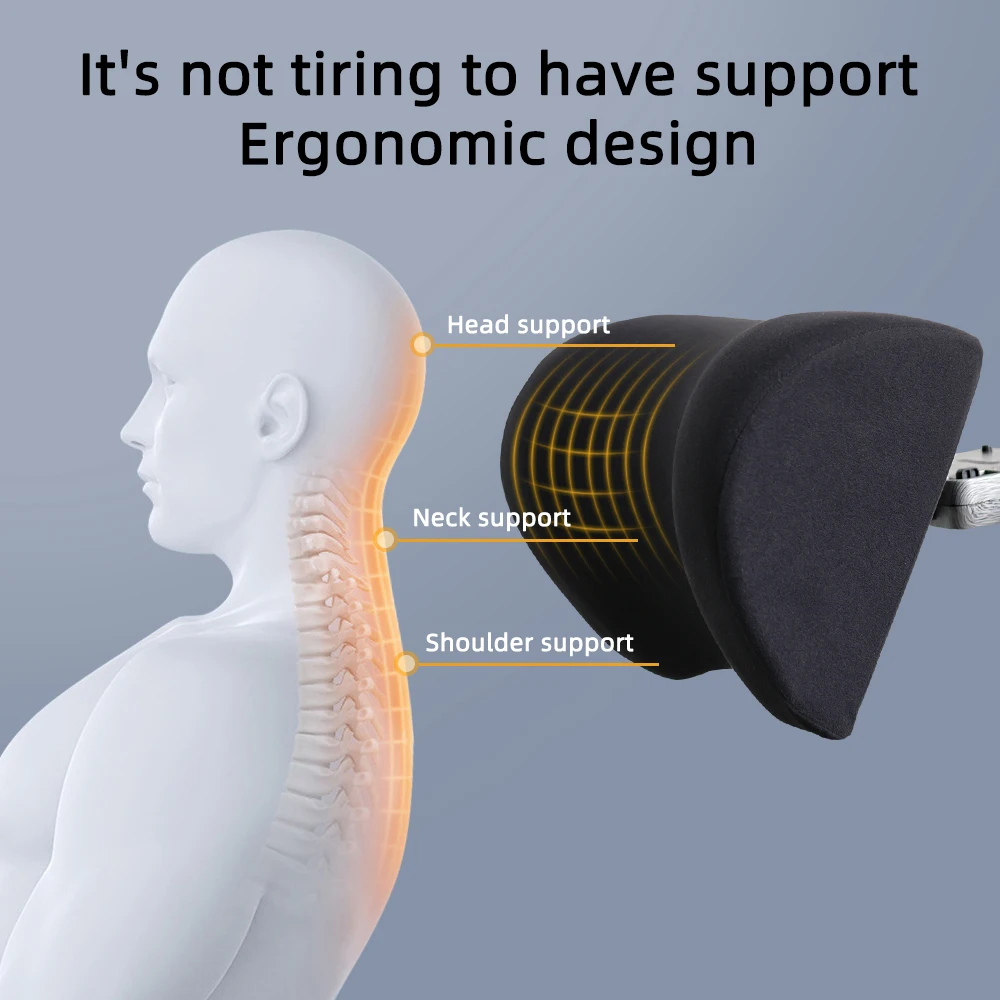 Подушка для шеи на подголовник автомобиля Регулируемый угол наклона снятия боли