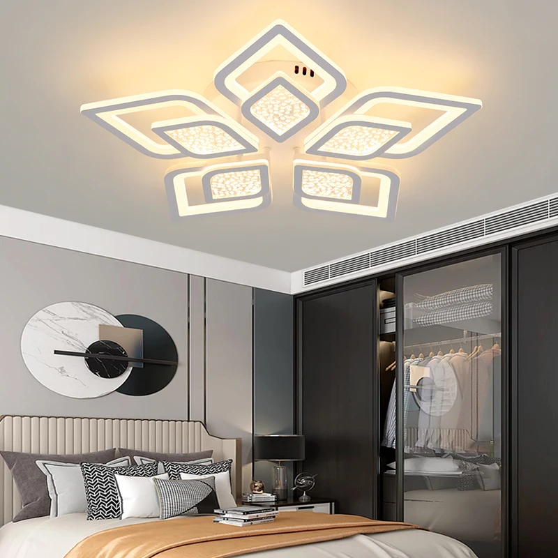 Pаспродажа Bubble Craft люстра с двойным ромбовидным светодиодом для гостиной люстра 2022 новый тренд умного дома внутреннего освещения