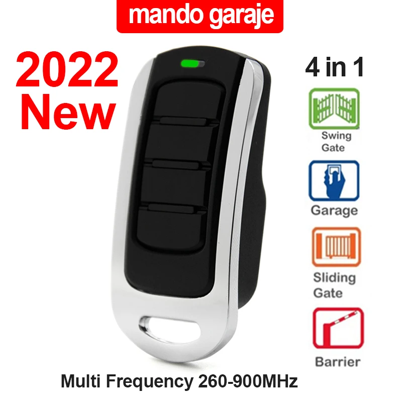 

New Garage Door Remote Control 433mhz 868MHz Replicator Gate Opener 433.92MHz Rolling Code Transmitter Keychain Command