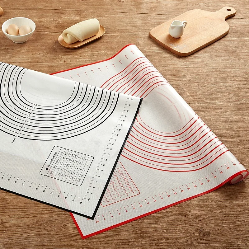 

Food Grade Platinum Silicone Pad Kneading Pad Non-slip Non-stick Baking Mat Rolling Pad and Noodle Pad Non-stick Chopping Board