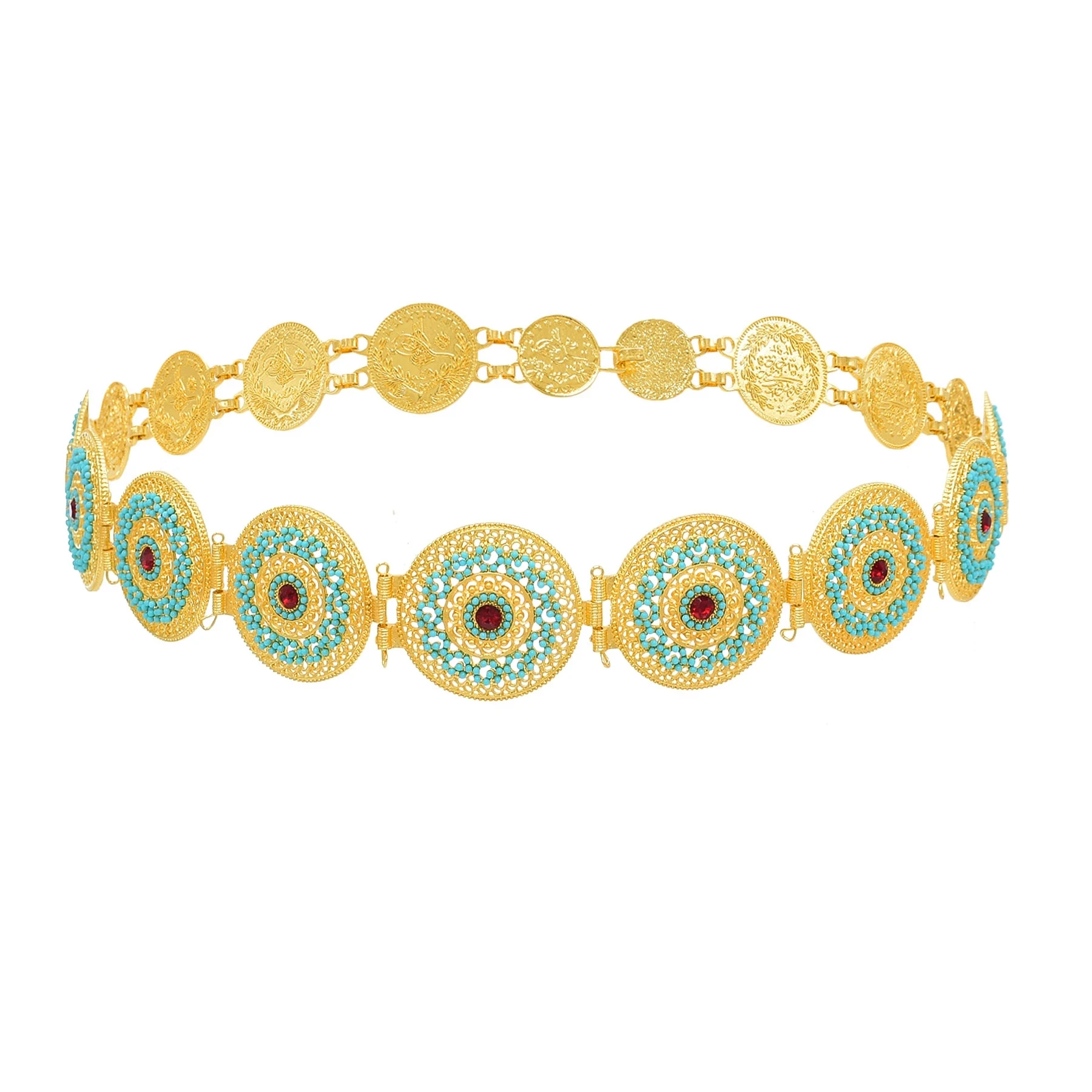 Женская цепочка для танца живота в богемном национальном стиле