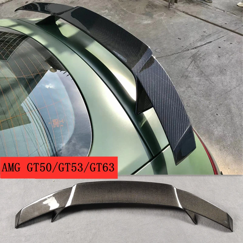 

For Mercedes Benz AMG GT50 GT53 GT63 GT63S 2019-2023 High Quality Real Carbon Fiber Spoiler REAR WING TRUNK LIP SPOILERS