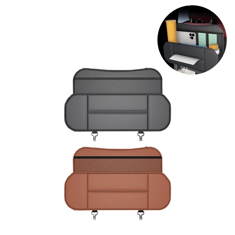 Органайзер на заднем сиденье с подстаканником многофункциональная сумка для
