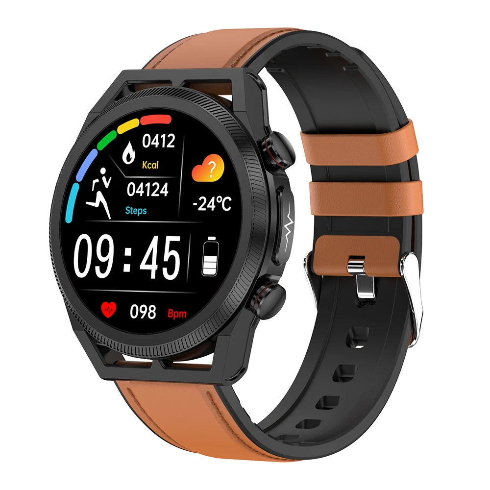 

Blood Sugar Blood Lipid Uric Acid Measurement ECG Smart Watch Men Music Control SOS Bluetooth Call Smartwatch IP67 Waterproof