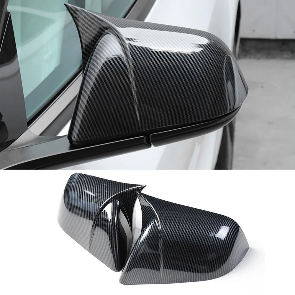 

Car Styling Door Side Wing Rearview Mirror Caps Cover Trim For Tesla Model 3 2016 2017 2018 2019 2020 Car Accessories