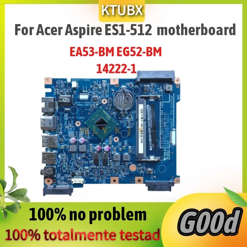 EA53-BM 14222-1 Мб для Acer Aspire EG52-BM Материнская плата ноутбука с процессором Intel NBMRW11003