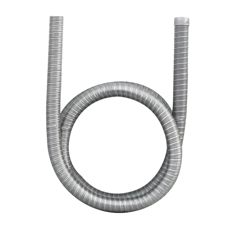 

100Cm Air Parking Heater Double-Layer Stainless Steel Exhaust Pipe Tube Gas Vent Hose Car Truck VAN Easy To Use