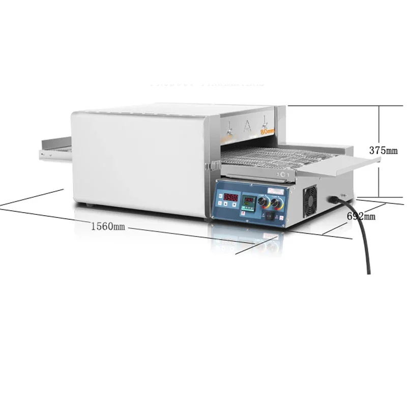 MEP-14-20AS Цепная печь для пиццы Интеллектуальная Коммерческая многофункциональная