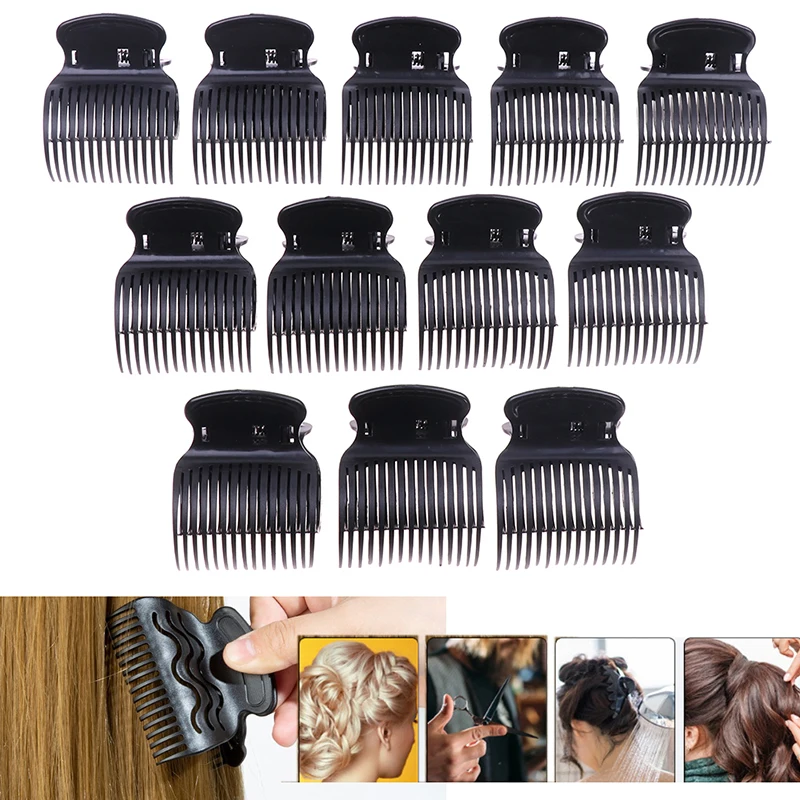 

Черные заколки для волос 12 шт., заколки для волос, зажимы для волос с волнами, заколки для волос, инструменты для укладки и удержания волос для девочек