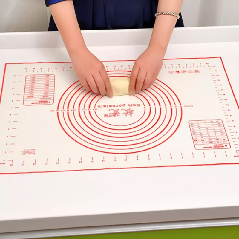 

2022New Silicone Baking Mats Fibreglass Liners Pad Rolling Dough Cutting Pizza Dough Fondant Cake Pastry Tools
