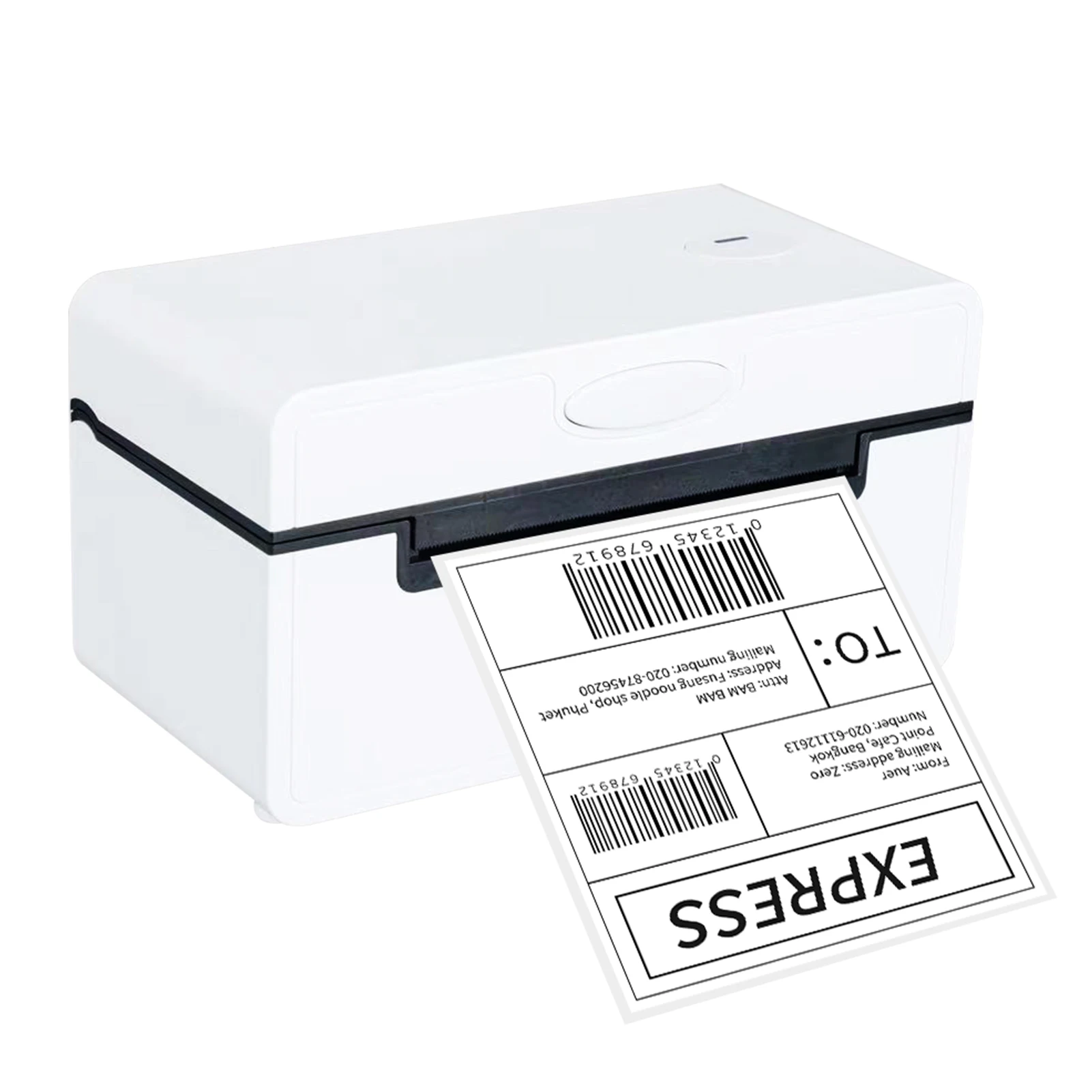 Impresora térmica de etiquetas, dispositivo de impresión todo en uno de 110mm, 4x6 paquete de envío, para etiquetas adhesivas, código de barras Express