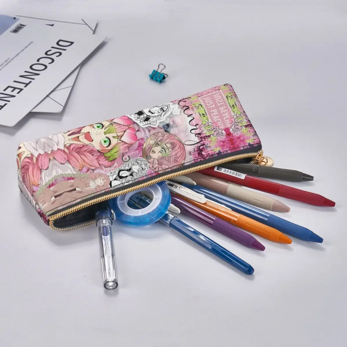 Карандаш в японском стиле с рисунком аниме Nezuko школьные Чехлы крутая