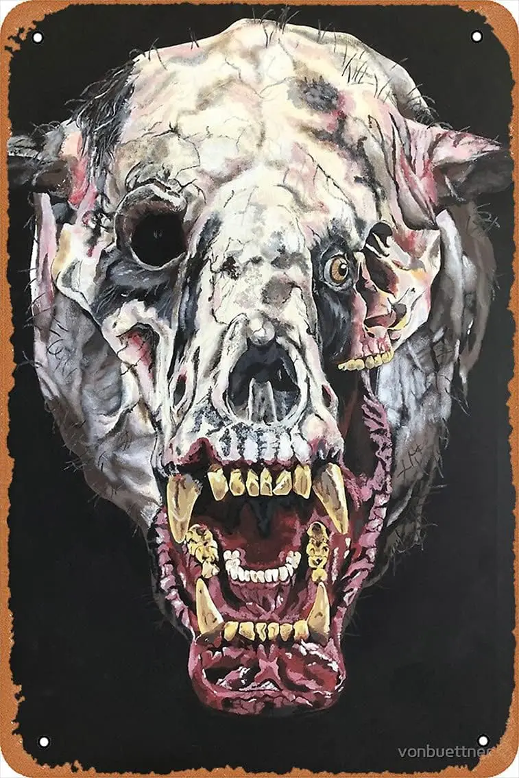 Металлический жестяной плакат niumwang с изображением знака-уничтожения 12X8 дюймов