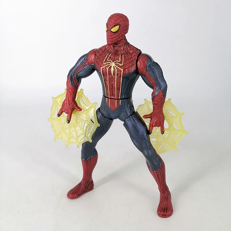 

Genuine Marvel Superhero Spider-man Super Joint Movable Action Figure with Wheel Disc Toy Spider Man Kids Gifts Collectible