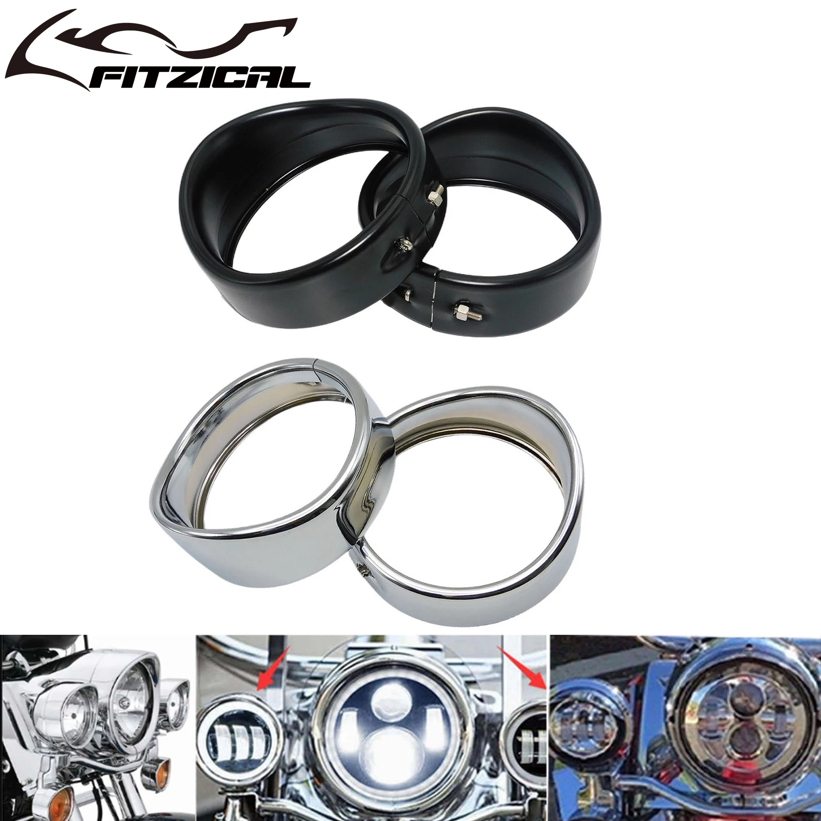 

Лампа для мотоцикла, 4,5 дюйма, для Harley Touring Road King Electra Road Glide