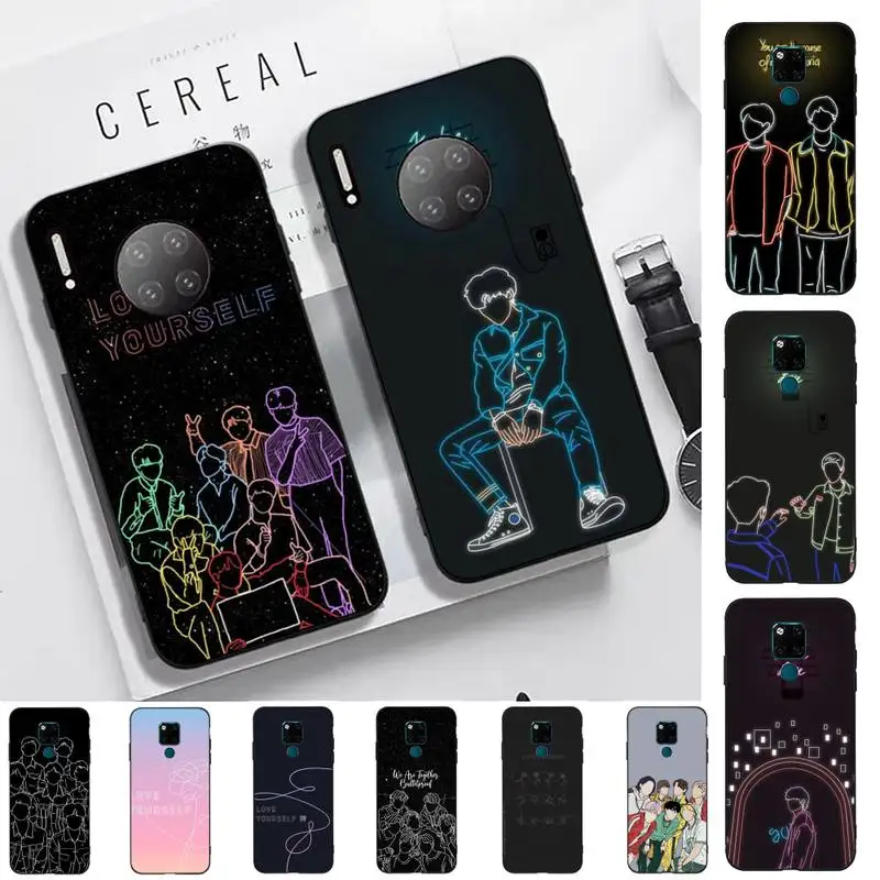 

Love Yourself Art Phone Case for Huawei Mate 20 10 9 40 30 lite pro X Nova 2 3i 7se