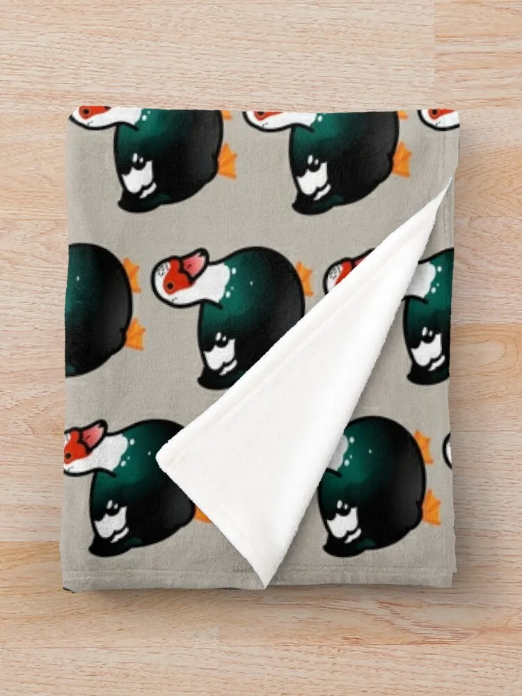 Одеяло Chubby Muscovy Duck Теплые фланелевые дизайнерские одеяла