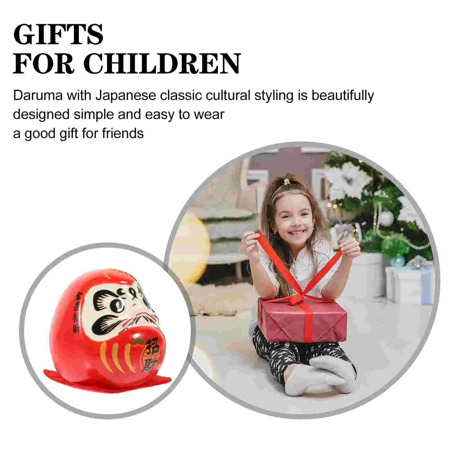 Дхарма Яйца Красный Декор Керамическая Фигурка Украсить Дарума Фортуна Орнамент