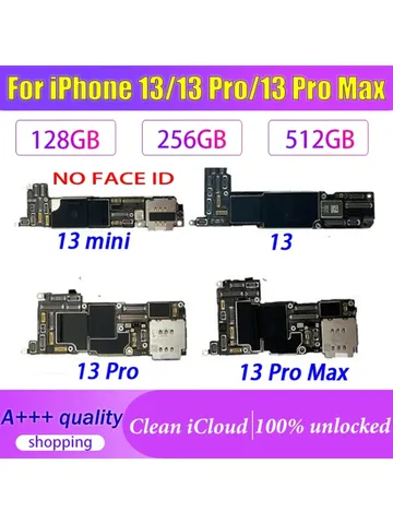 Материнская плата для iPhone 13/ 13 Pro/ 13 Mini с поддержкой iOS обновление без iCloud для iPhone 13 Pro Max Полная работа разблокированная логическая плата